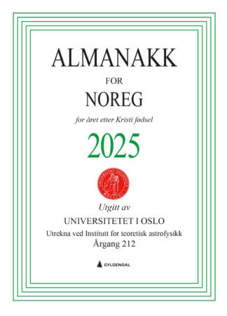 Almanakk for Noreg 2025